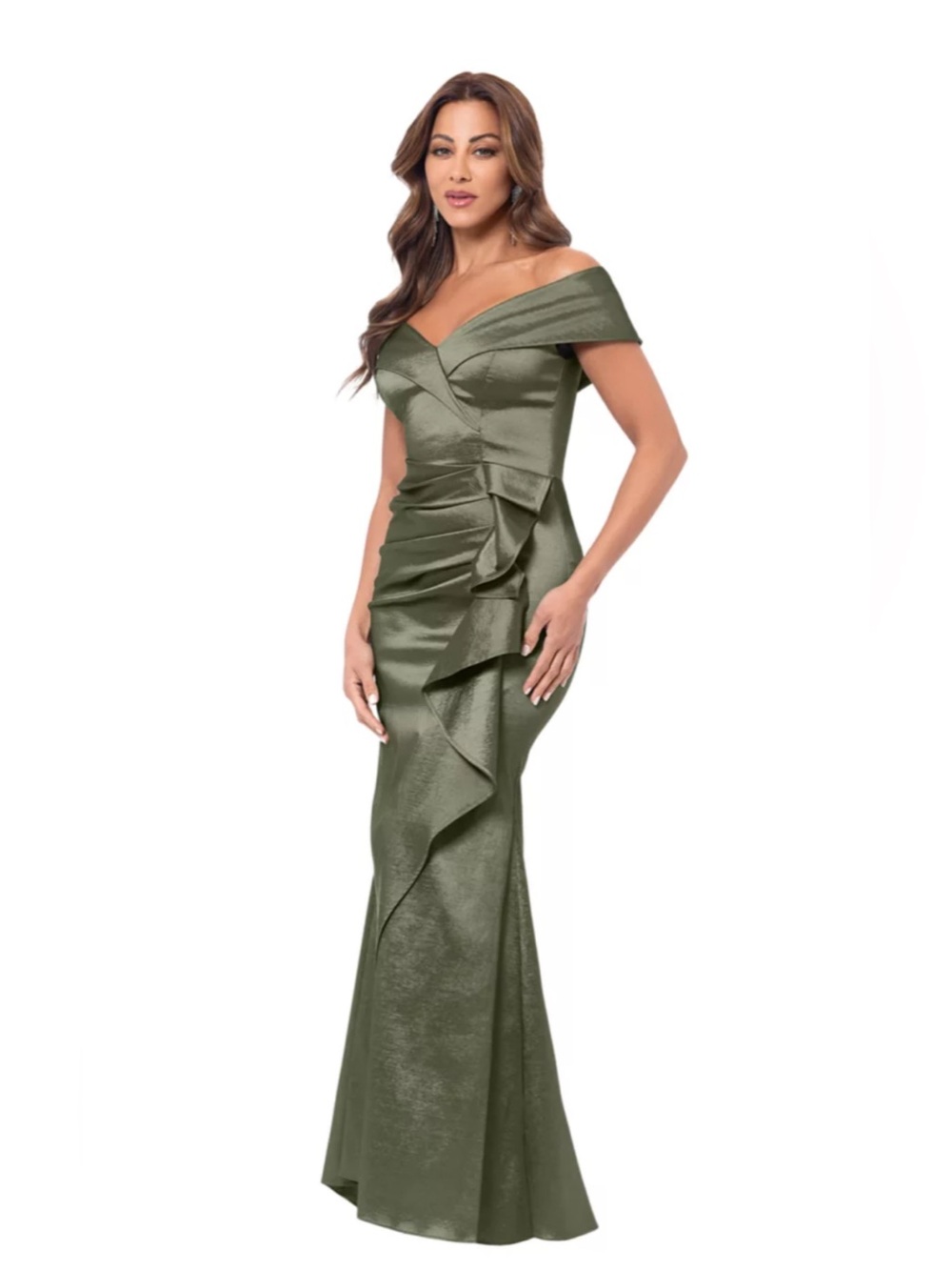 XSCAPE
Petites Sweetheart-Neck Long Sheath Dress